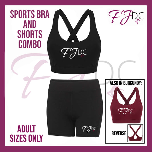 FJDC - Sports Bra & Shorts Combo