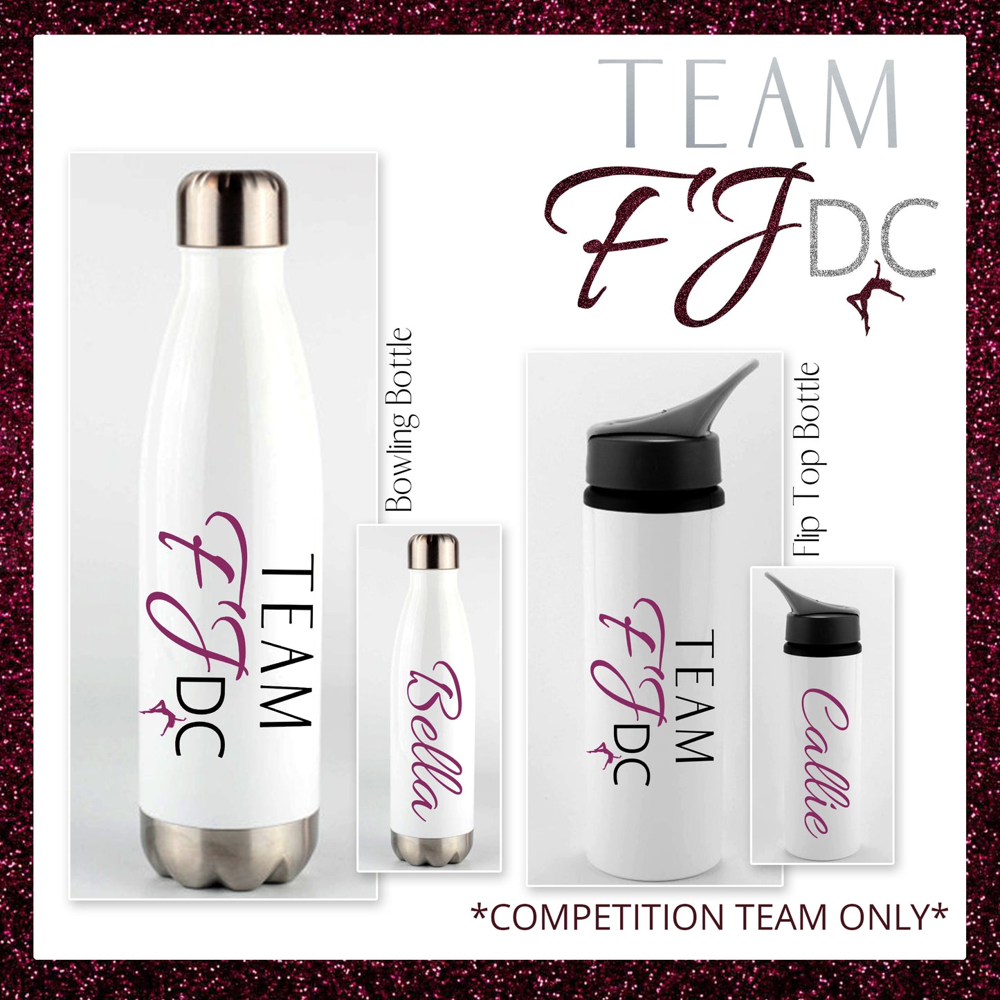 Team FJDC - Water Bottle