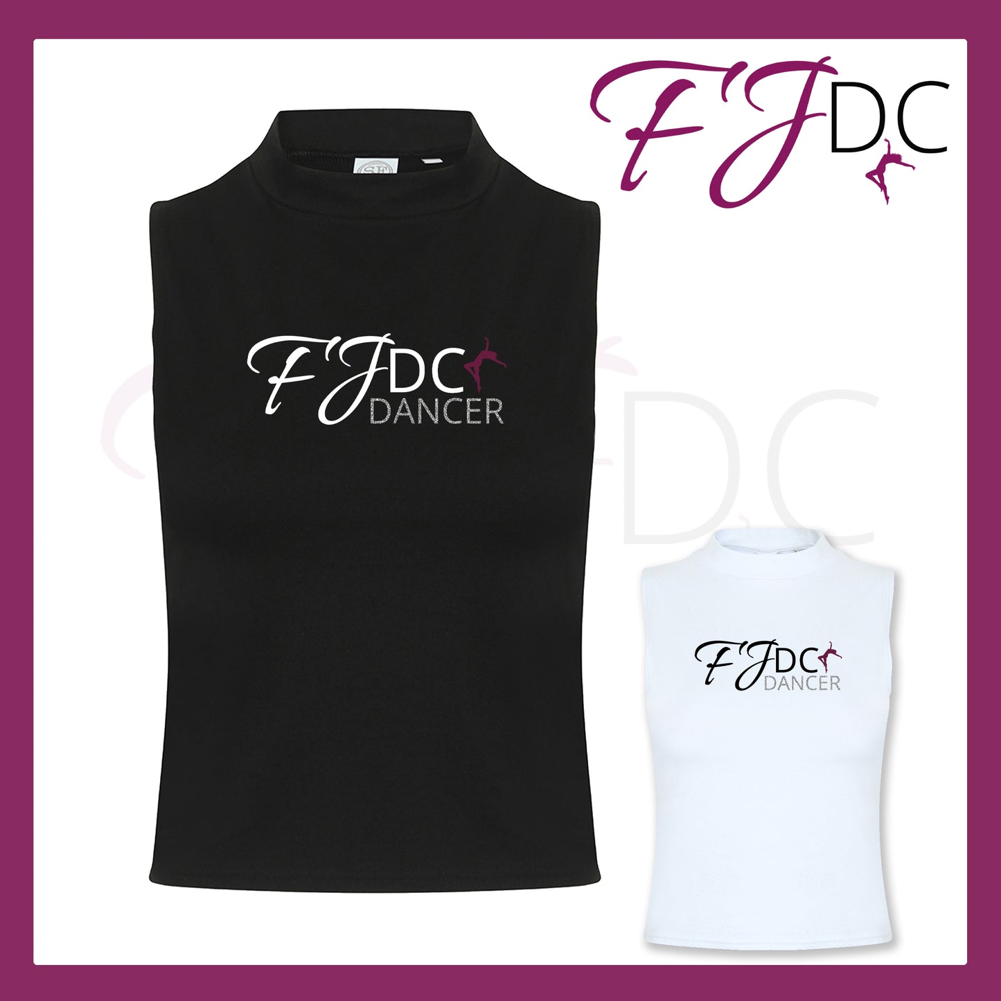 FJDC Dancer High Neck Crop