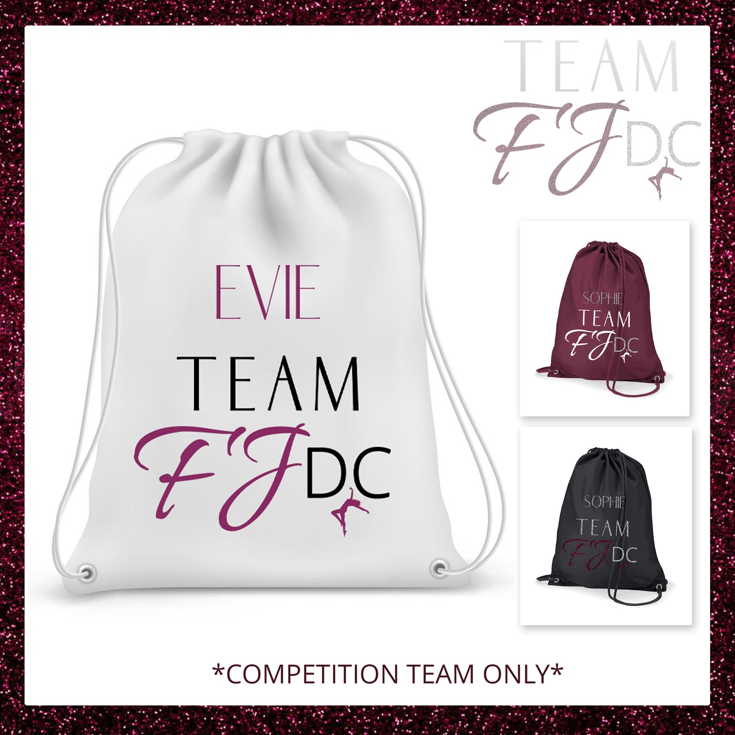 Team FJDC - Drawstring Bag